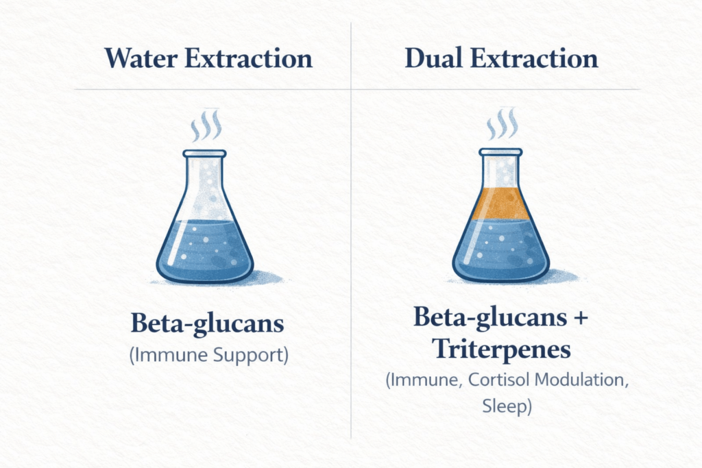 water vs dual extraction