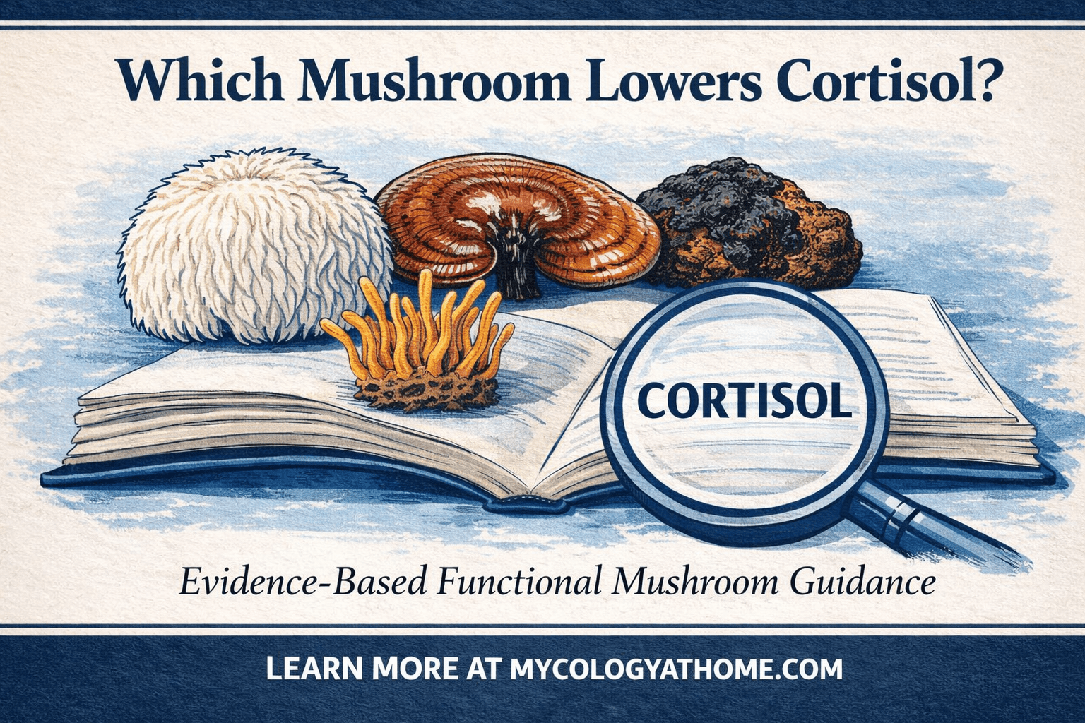 what mushroom lowers cortisol