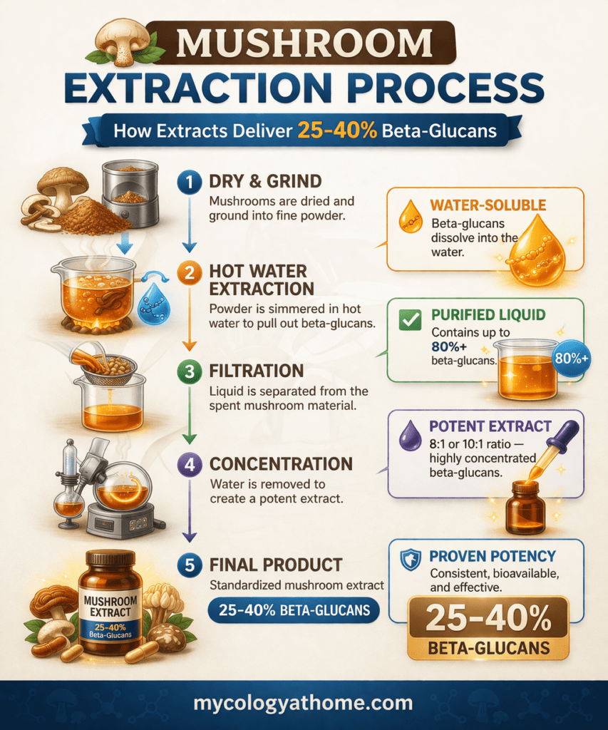 mushroom extraction process