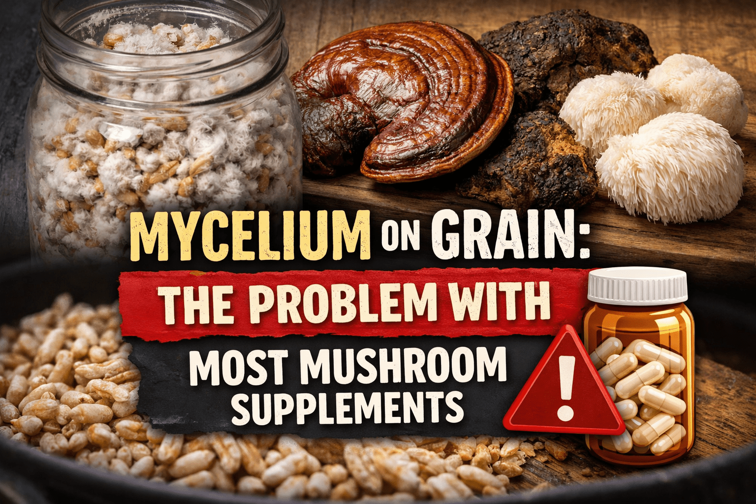 mycelium on grain, problems with