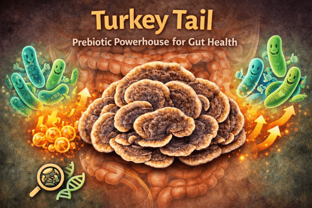 turkey tail mushroom prebiotic powerhouse