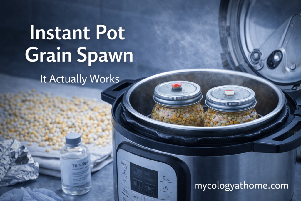 instant pot for grain spawn